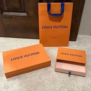 Louis Vuitton box and bag set